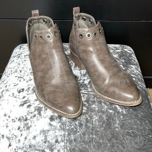 Faux Leather Booties